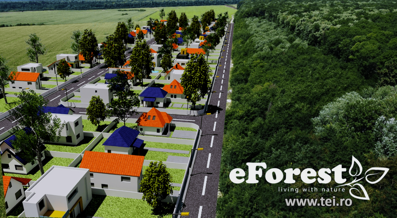 Crevedia, loturi de casa langa padure, eForest